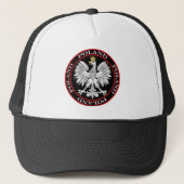 Polnischer Adler Truckerkappe (Vorderseite)