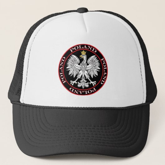 Polnischer Adler Truckerkappe (Vorderseite)