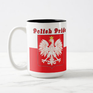 Polnischer Adler Zweifarbige Tasse