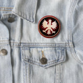 Polnischer Adlerknopf Button (Beispiel)