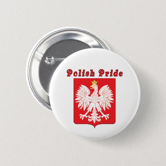 Polnischer Adlerknopf Button (Vorne & Hinten)