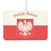Polnischer Adlerschild Autolufterfrischer (Rückseite)