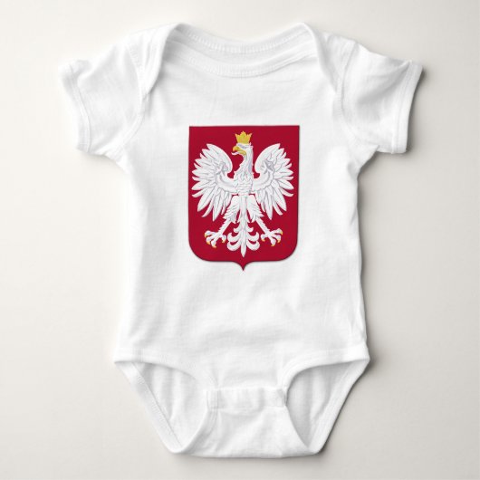 Polnischer Adlerschild Baby Strampler (Vorderseite)