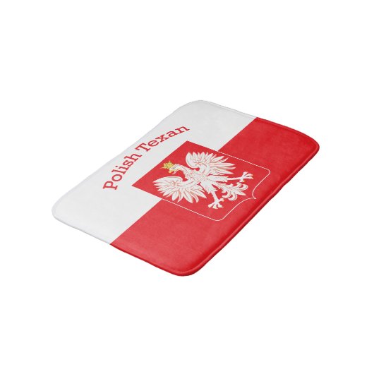 Polnischer Adlerschild Badematte (Schrägansicht)