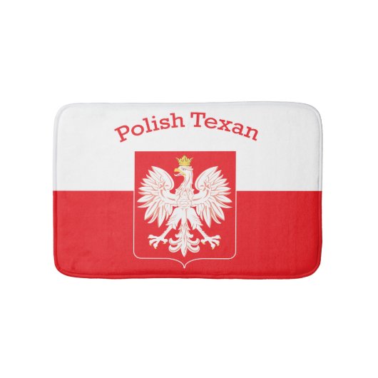 Polnischer Adlerschild Badematte (Vorderseite)