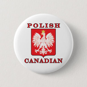 Polnischer Adlerschild Button