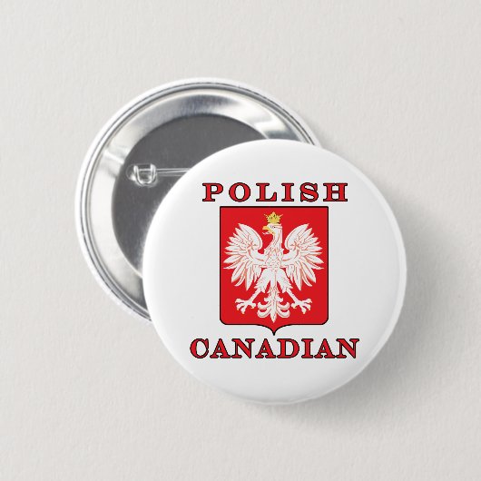 Polnischer Adlerschild Button (Vorne & Hinten)