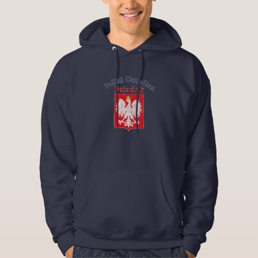 Polnischer Adlerschild Dziadek Hoodie (Vorderseite)