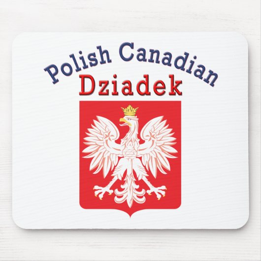Polnischer Adlerschild Dziadek Mousepad (Vorne)