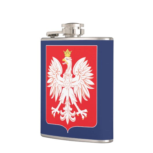 Polnischer Adlerschild Flachmann (Links)