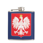 Polnischer Adlerschild Flachmann (Vorderseite)