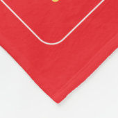 Polnischer Adlerschild Fleecedecke (Ecke)