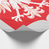 Polnischer Adlerschild Geschenkpapier (Ecke)