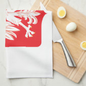 Polnischer Adlerschild Geschirrtuch (Viertel Falte)