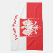 Polnischer Adlerschild Geschirrtuch (Vertikal)