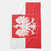 Polnischer Adlerschild Geschirrtuch (Vertikal)