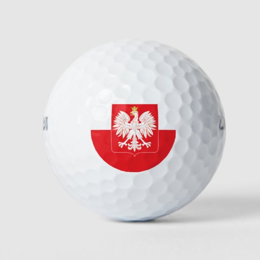 Polnischer Adlerschild Golfball (Vorderseite)