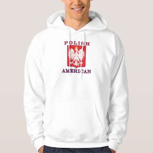 Polnischer Adlerschild Hoodie (Vorderseite)