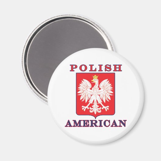 Polnischer Adlerschild Magnet (Vorderseite/Rückseite)