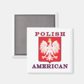 Polnischer Adlerschild Magnet (Vorderseite/Rückseite)