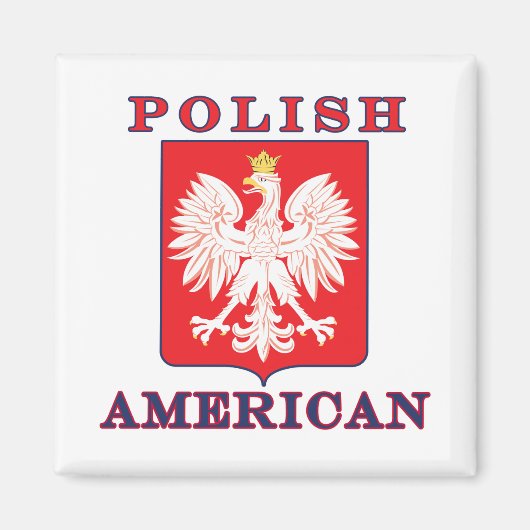 Polnischer Adlerschild Magnet (Vorne)