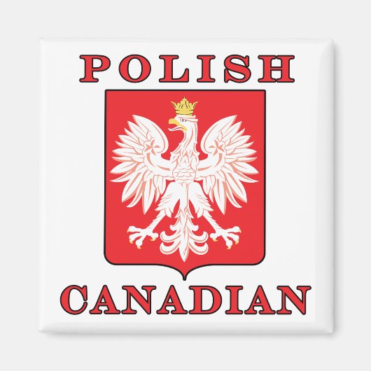 Polnischer Adlerschild Magnet (Vorne)