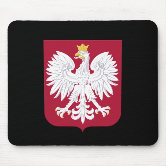 Polnischer Adlerschild Mousepad (Vorne)