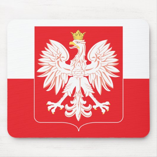 Polnischer Adlerschild Mousepad (Vorne)