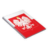 Polnischer Adlerschild Notizblock (Rechte Seite)