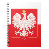 Polnischer Adlerschild Notizblock (Vorderseite)