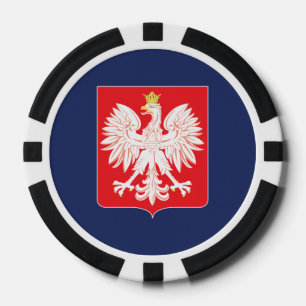 Polnischer Adlerschild Pokerchips
