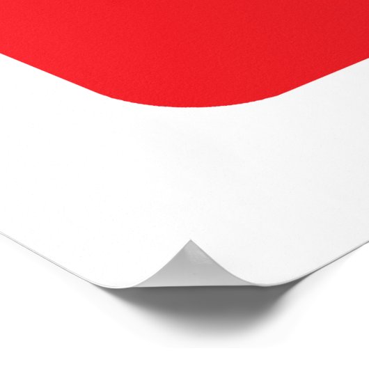 Polnischer Adlerschild Poster (Ecke)