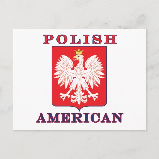 Polnischer Adlerschild Postkarte (Vorderseite)