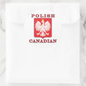 Polnischer Adlerschild Runder Aufkleber (Tasche)