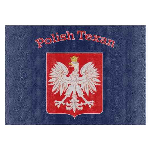 Polnischer Adlerschild Schneidebrett (Vorderseite)