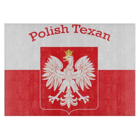 Polnischer Adlerschild Schneidebrett (Vorderseite)