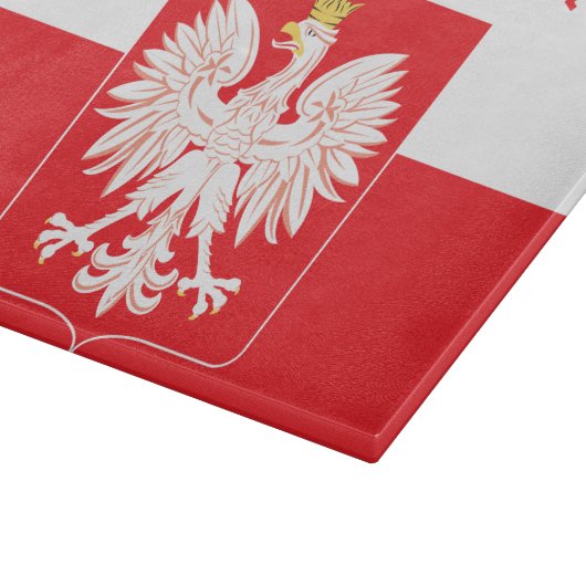Polnischer Adlerschild Schneidebrett (Ecke)