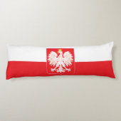 Polnischer Adlerschild Seitenschläferkissen (Rückseite)