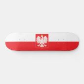 Polnischer Adlerschild Skateboard (Horizontal)