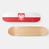 Polnischer Adlerschild Skateboard (Horizontal)