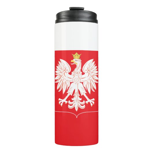 Polnischer Adlerschild Thermosbecher (Vorderseite)