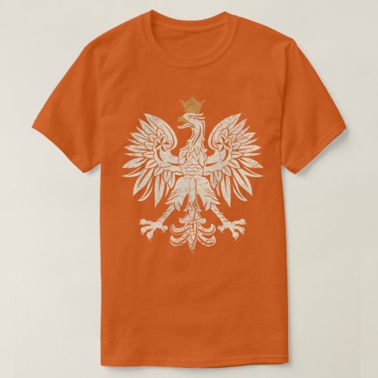 Polnischer Adlerschild V01 T-Shirt (Design vorne)