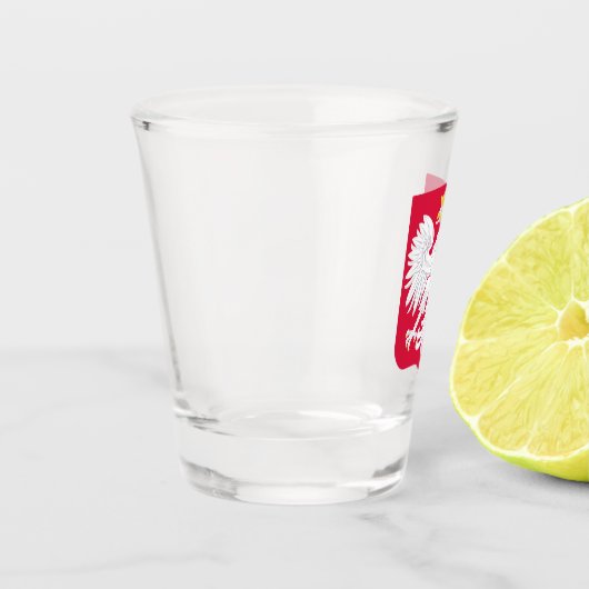 Polnischer Adlerschuh Schnapsglas (Links)