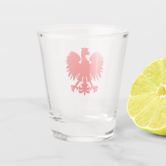 Polnischer Adlerschuss Schnapsglas (Rückseite)