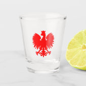 Polnischer Adlerschuss Schnapsglas (Vorderseite)