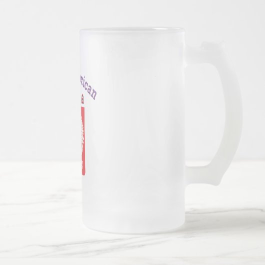 Polnischer Amerikaner Babcia Mattglas Bierglas (Rechts)