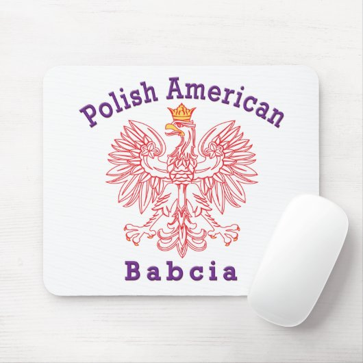 Polnischer Amerikaner Babcia Mousepad (Mit Mouse)