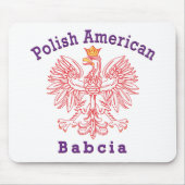 Polnischer Amerikaner Babcia Mousepad (Vorne)