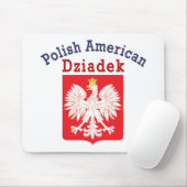 Polnischer Amerikaner Dziadek Mousepad (Mit Mouse)