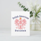 Polnischer Amerikaner Dziadek Postkarte (Stehend Vorderseite)